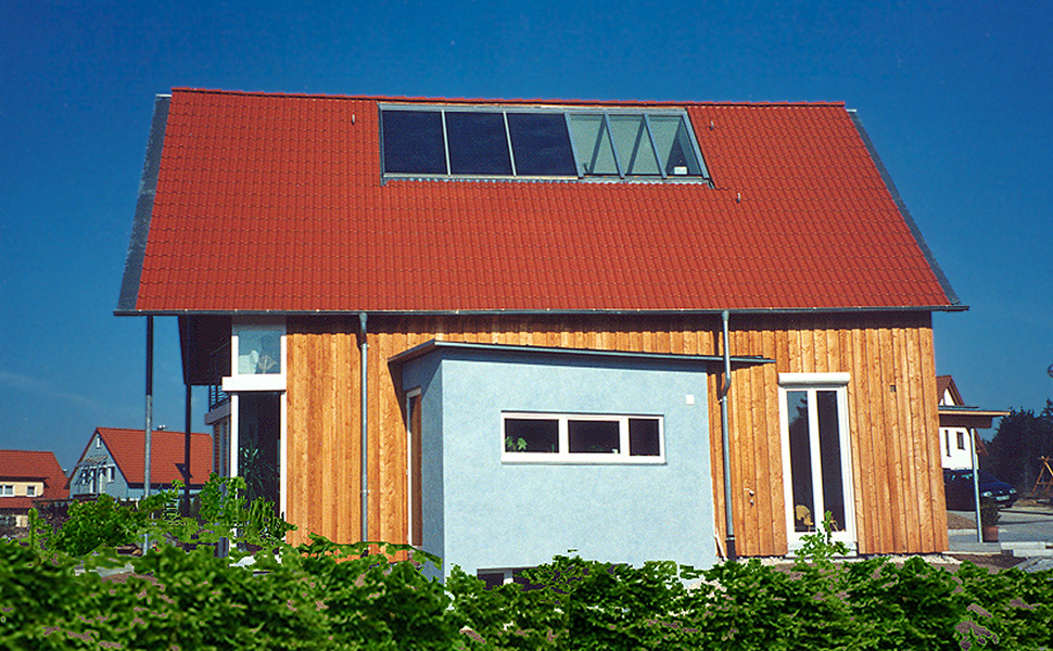 Wohnhaus Beyer - Niedrigenergiehaus in Holzbauweise