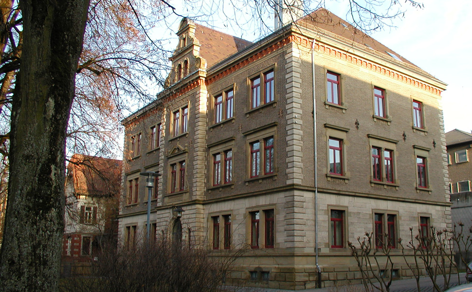 Sanierung Amtsgericht Ellwangen - Freundliche Farbgestaltung fürs Kulturdenkmal