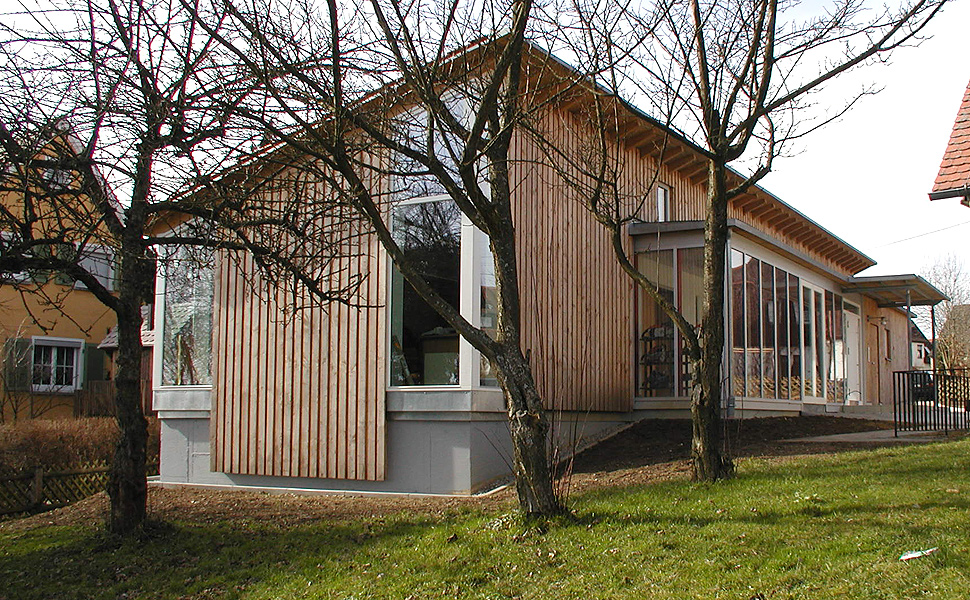 Forststützpunkt Ellenberg -   Niedrigenergiehaus in Holzbauweise