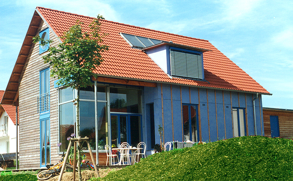 Wohnhaus Fritsche - Niedrigenergiehaus in Holzbauweise